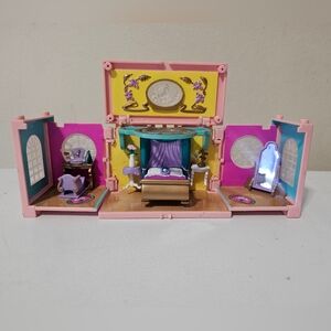 Vintage 1999 Polly Pocket Dream Builders Deluxe Mansion Master Bedroom
